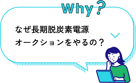 why? なぜ長期脱炭素電源オークションをやるの？