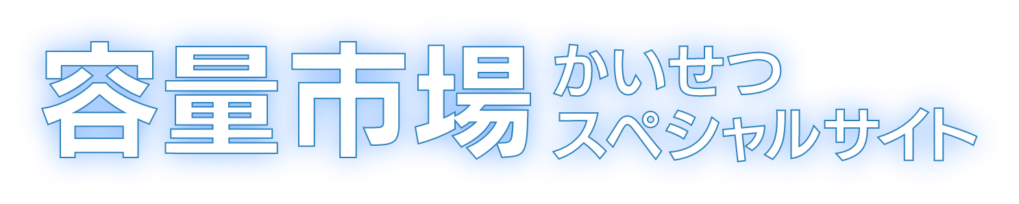 容量市場かいせつスペシャルサイトロゴ